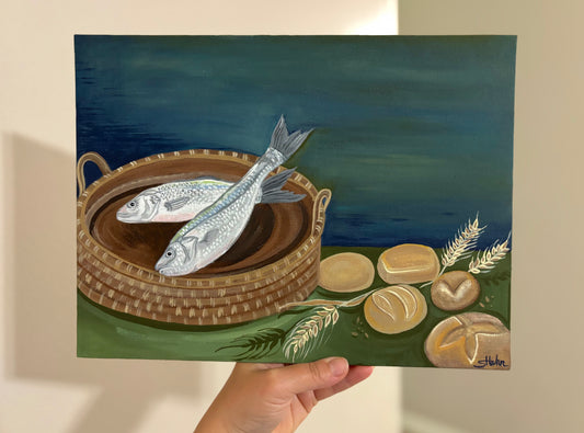 2 Fish & Five Loaves Still Life