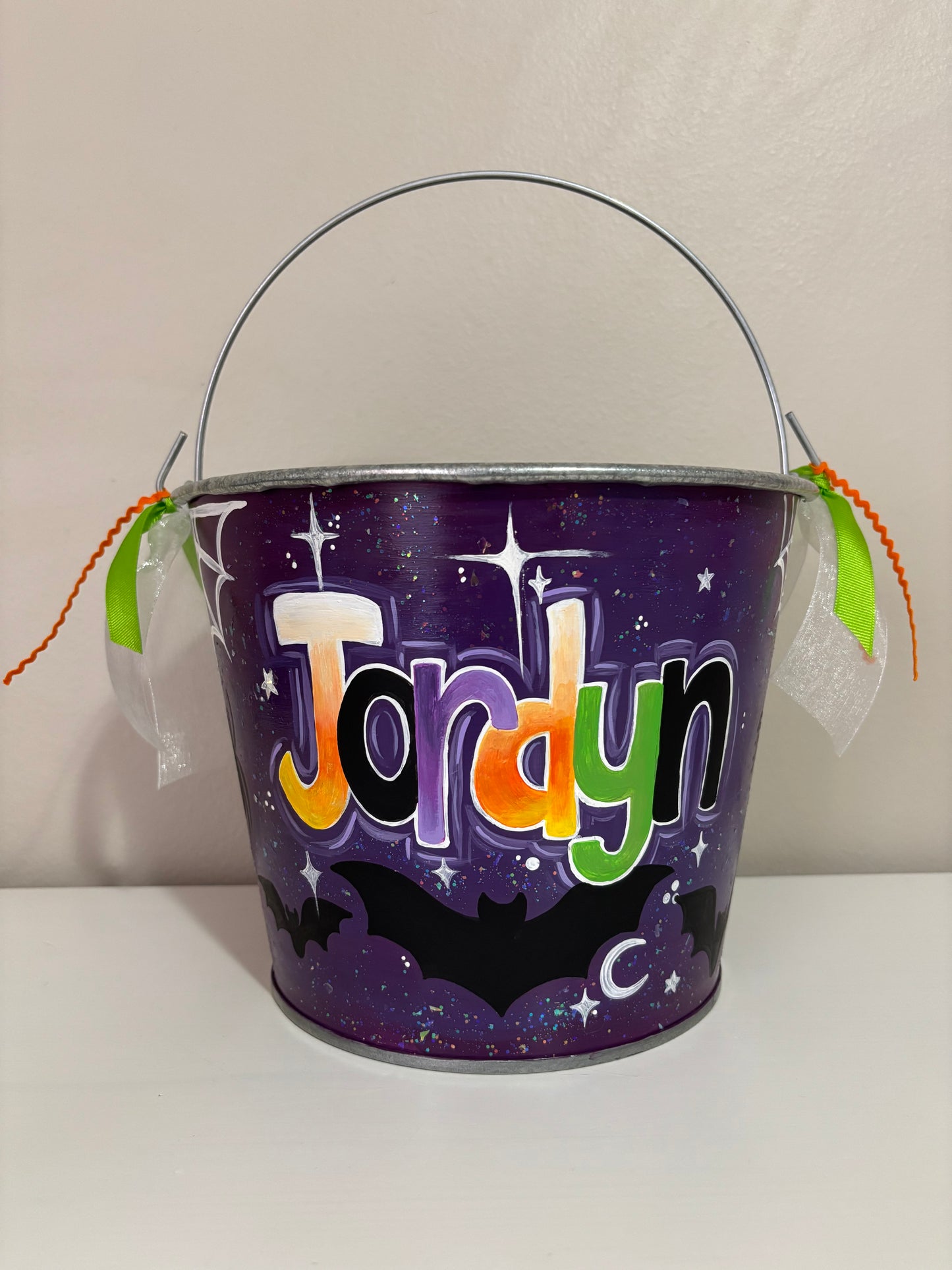 Painted Halloween Buckets
