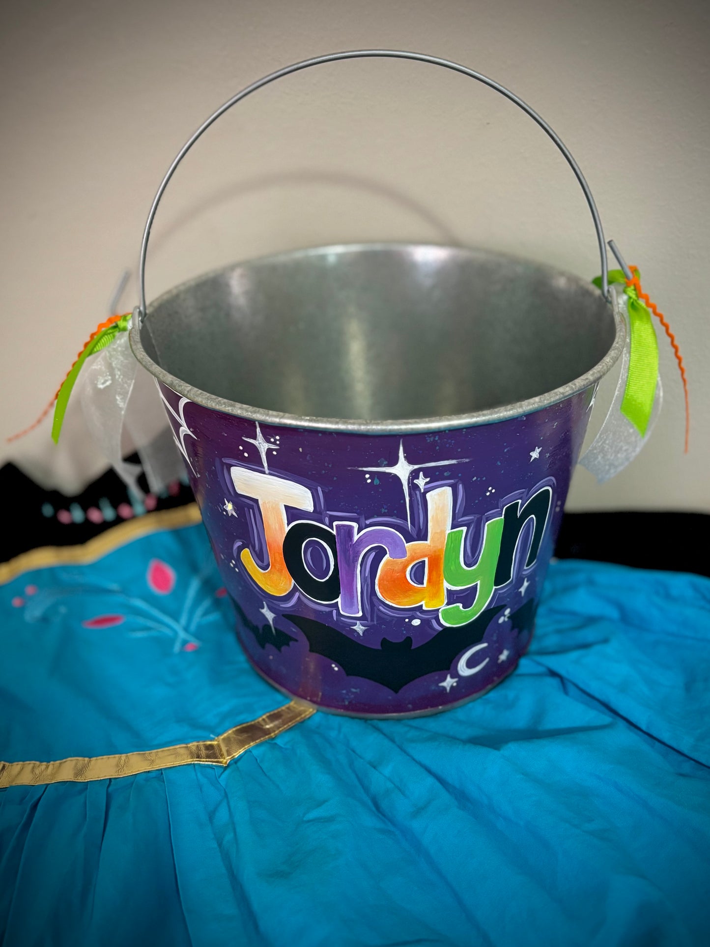 Painted Halloween Buckets
