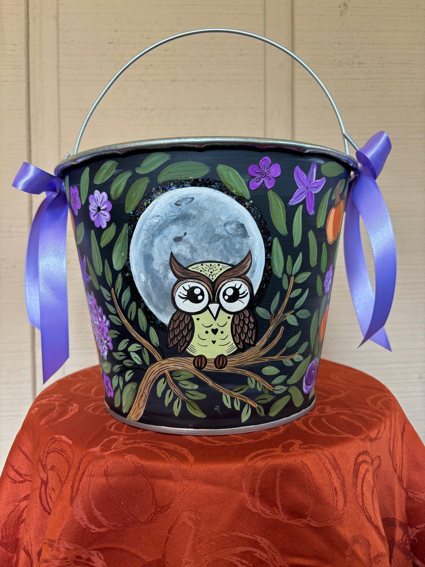 Painted Halloween Buckets
