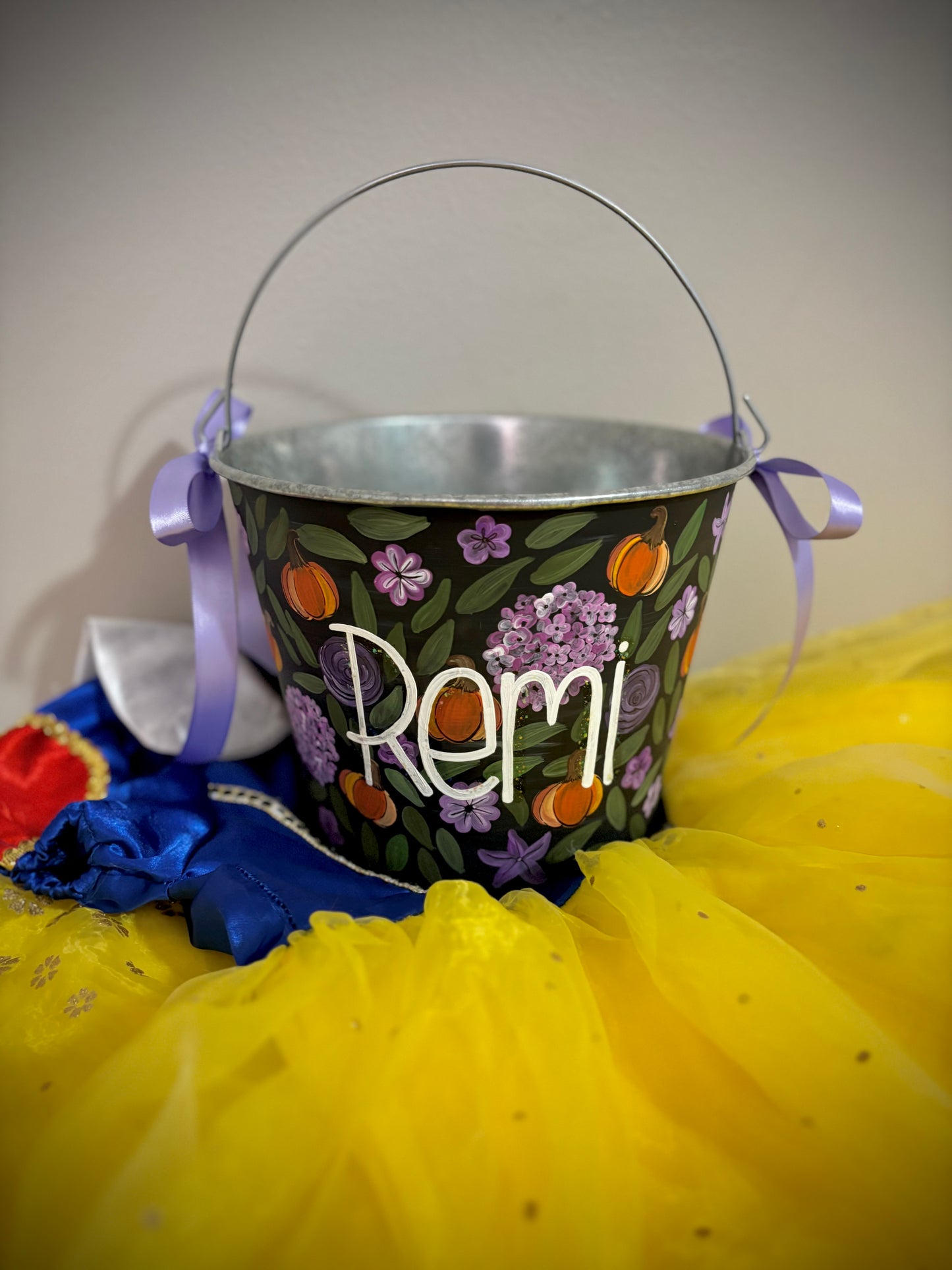 Painted Halloween Buckets