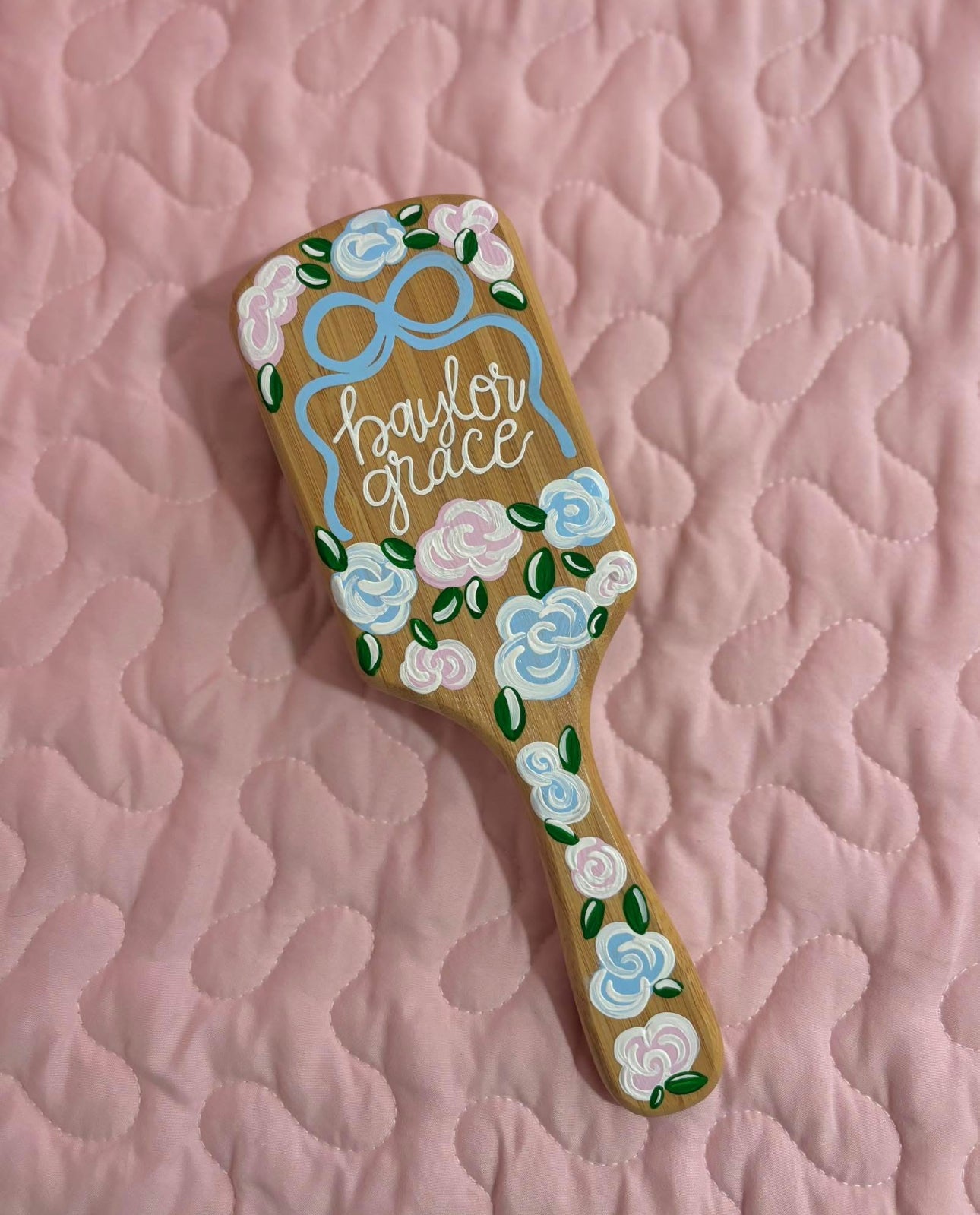 Personalized Bamboo Hair Brush